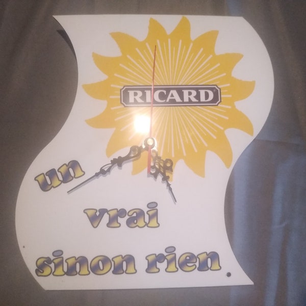 Horloge humour ricard different modele a choisir