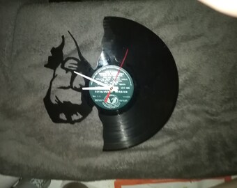 Horloge vinyle johnny hallyday