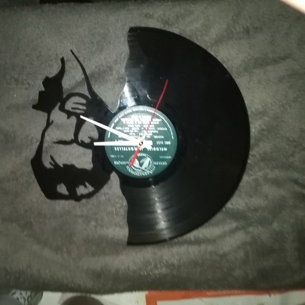 Horloge vinyle johnny hallyday