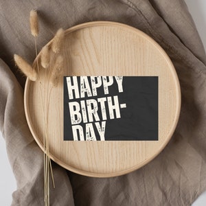 Happy Birthday Postkarte - Geburtstags Postkarte - Gender Neutral Geburtstagskarte - Happy Birthday