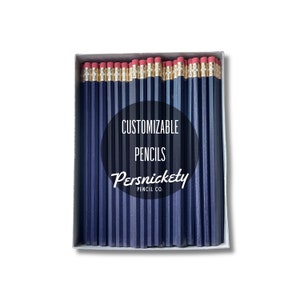 Dark Purple Custom Pencils | Personalized Pencils | Wedding Favors | Party Favors | Business Branding | Bulk Pencils | Holographic Foil