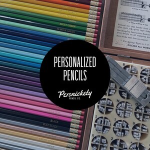 Personalized Pencils | Custom Pencils | Foil Stamped Pencils | Cute Stationery | Unique Gifts | Student Teacher Gift | School Supplies