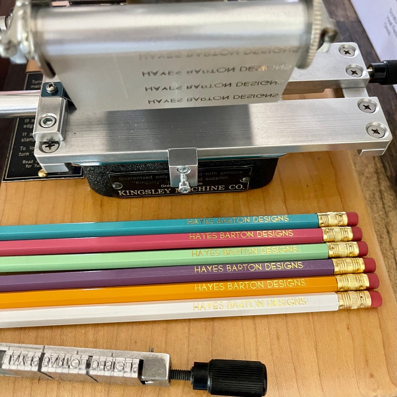Custom White Pencils | Personalized With Holographic Foil | Party ...
