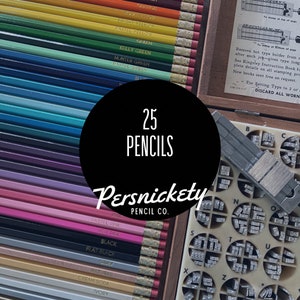 Set of 25 Pencils | Personalized Pencils | Holographic Foil | Custom Pencils | Cute Stationery | Unique Gifts | School Supplies
