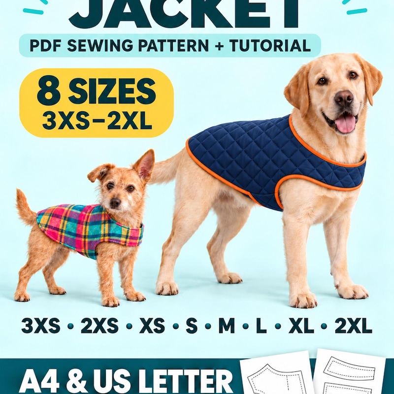 A4 Chart Pattern Dog Breed Size Chart Pdf - Etsy