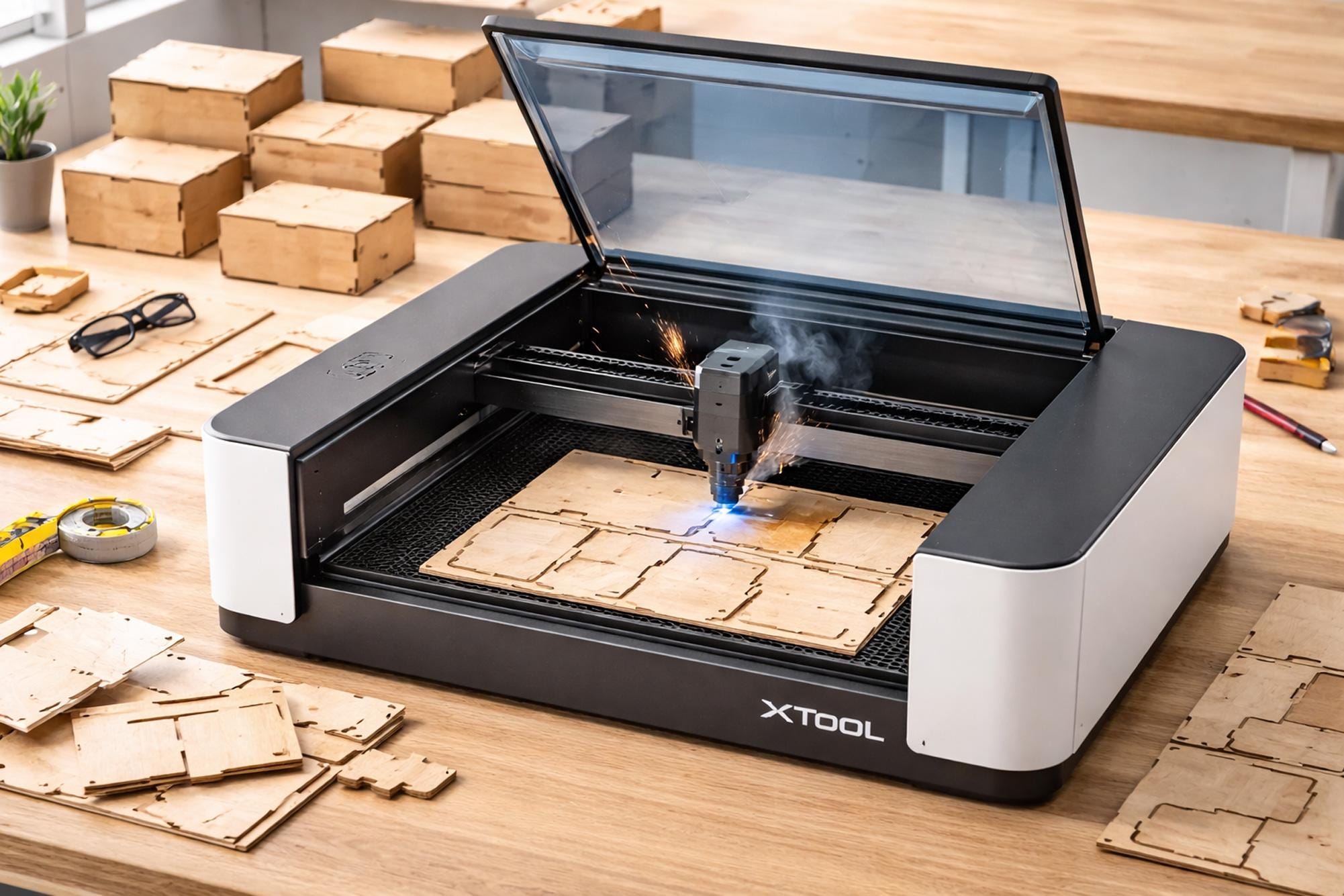 Xtool Storage Box Laser Cut Box Bundle | 37 Box Sizes | Xtool Compatible Wooden Box ...