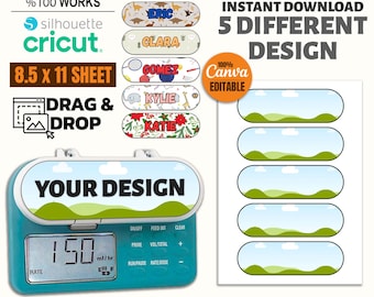 Infinity Feeding Pump Aufkleber Vorlage - Benutzerdefiniertes Canva Design (Digitaler Download)