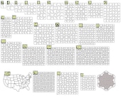 Laser Cut Puzzle SVG Template: Jigsaw Design (Digital Download)