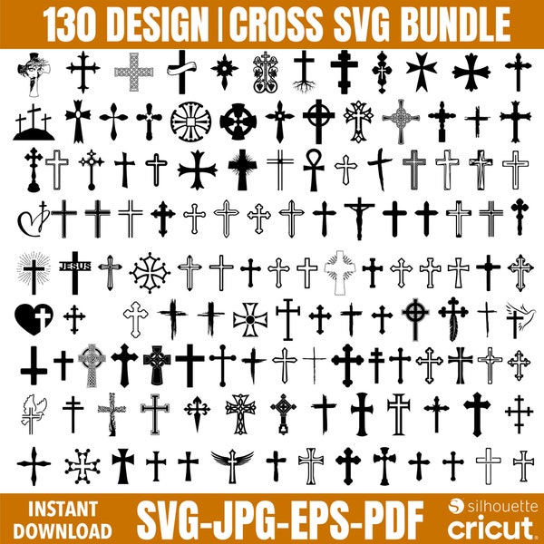 Cross Svg, Cross Svg Bundle, Cross Png, Grunge Cross Svg, Jesus Cross Svg, Cross Cricut, Distressed Cross Svg, Digital Download