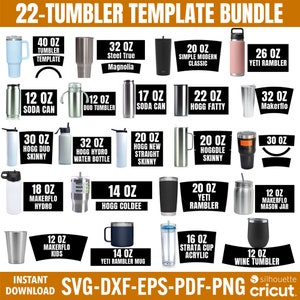 Tumbler Template Bundle, Tumbler Template Svg, Tumbler Wrap Template, Tumbler Sublimation Template, Tumbler Wrapper Template, Skinny Tumbler