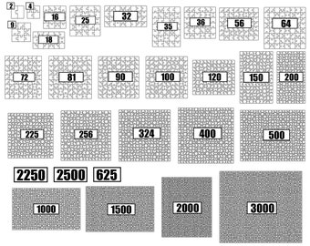May include: A set of 31 black and white puzzle templates in various sizes, ranging from 2 pieces to 3000 pieces. The templates are labeled with the number of pieces they contain. The text "31 PUZZLE TEMPLATE BUNDLE" is at the top of the image. The text "SVG-DXF-AI-EPS" is at the bottom of the image. The text "INSTANT DOWNLOAD" is at the bottom left of the image. The text "silhouette Cricut" is at the bottom right of the image.