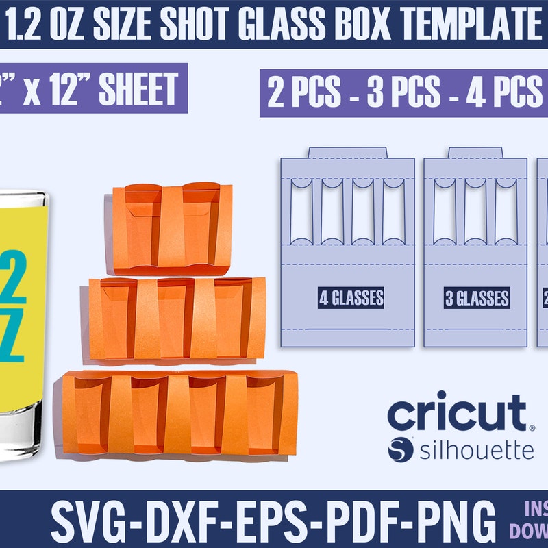 Shot Glass Box - Etsy