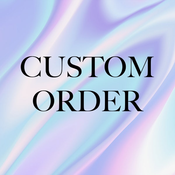 Custom Order Template