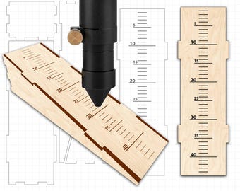 Laser Ramp Test Template: Focus & Calibration (Digital Download)