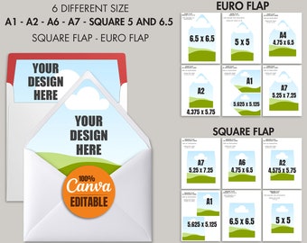 Envelope Liner Template, Custom Envelope Liner, Drag and Drop Envelope Liner Templates, Envelope Insert, Euro Flap, DIY Envelope Liner