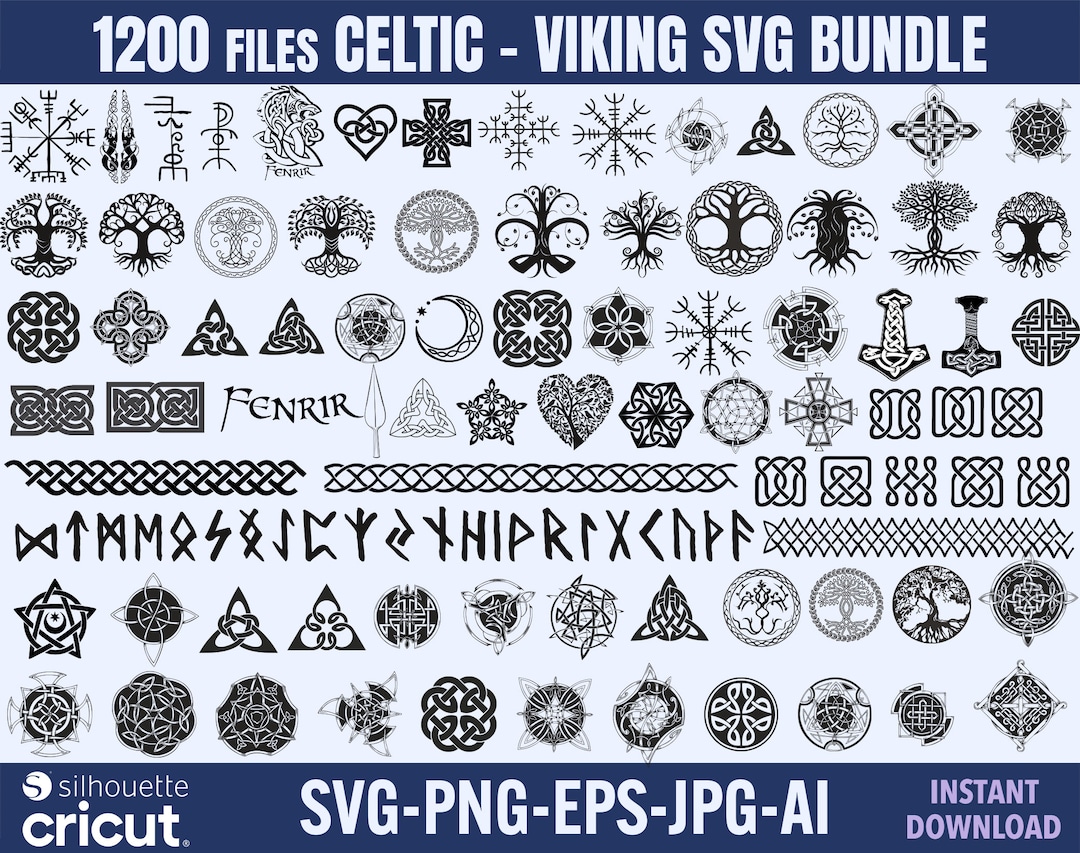 Viking Svg, Celtic Svg, Celtic Decor Svg, Tree of Life Svg, Celtic