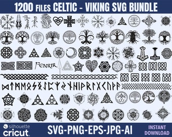 Viking Svg, Celtic Svg, Celtic Decor Svg, Tree of life svg, celtic ornament, celtic knot svg, Valhalla svg, viking knot svg, celtic design