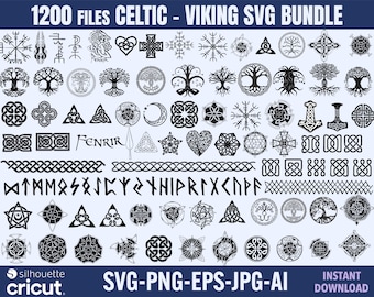 Viking Svg, Celtic Svg, Celtic Decor Svg, Tree of life svg, celtic ornament, celtic knot svg, Valhalla svg, viking knot svg, celtic design