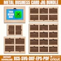 Metal Business Card Engraving Jig Bundle: Laser Cut File (Digital Download)