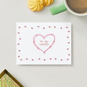 Cartão postal do Dia dos Namorados – Design Canva para impressão