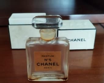 Empty Chanel No. 5 Perfume Bottle