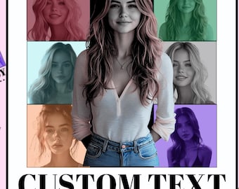 Eras Tour Poster Canva Template Editable Birthday Party Invitation Eras Party Template Era Photo Grid Create Your Own Photo Collage Template