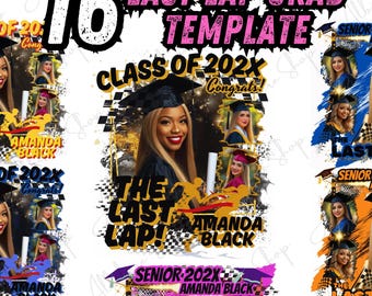 Last Lap Graduation Shirt Template Custom Grad Tshirt Canva Editable Template Graduation Bootleg Shirt Class of 2027 Shirt Graduate Tshirt