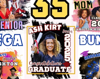 Graduation Bundle Templates Grad Shirt Design Editable Canva Design Class of 2026 Graduate Tshirt Printable Shirt Bootleg Rap Shirt Senior