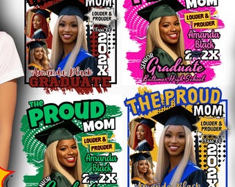 Proud Family Shirt MOM Tshirt Graduation Template Canva Grad Design Class of 2026 Graduate Mom T-shirt Proud Tshirt Senior Grad Famiy Tshirt
