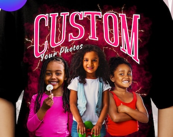 Custom Kids Bootleg Rap Tee Shirt Template Design Kids Tshirt Canva Template Editable Desing