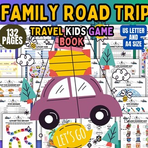 Kids Road Trip Games Bundle: 40+ Travel Activities (PDF Download)