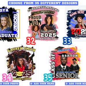 DIY Editable Canva Bundle Grad 2025 Senior School Design Shirt