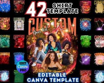 Szablon koszulki na zamówienie, plakat na koszulkę z okazji ukończenia szkoły, projekt zdjęcia, Canva, pobieranie cyfrowe