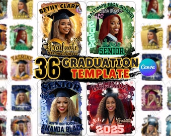 2025 Graduation T Shirt Design Grad Template,, Graduation Custom 2025, Congratulation Canva Template Fill Your Text Design, Digital Download
