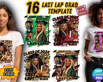 Class of 2026 Graduate T-Shirt Design Custom Grad Rap Tee Canva Templates