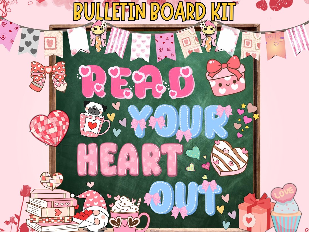 Valentine's Day Bulletin Board Decor: Valentine Classroom Decore ...