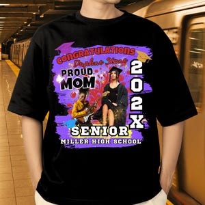 2026 Graduation TShirt Senior Grad Shirt Template: Class of Family Senior Design (Canva Editable) image 8