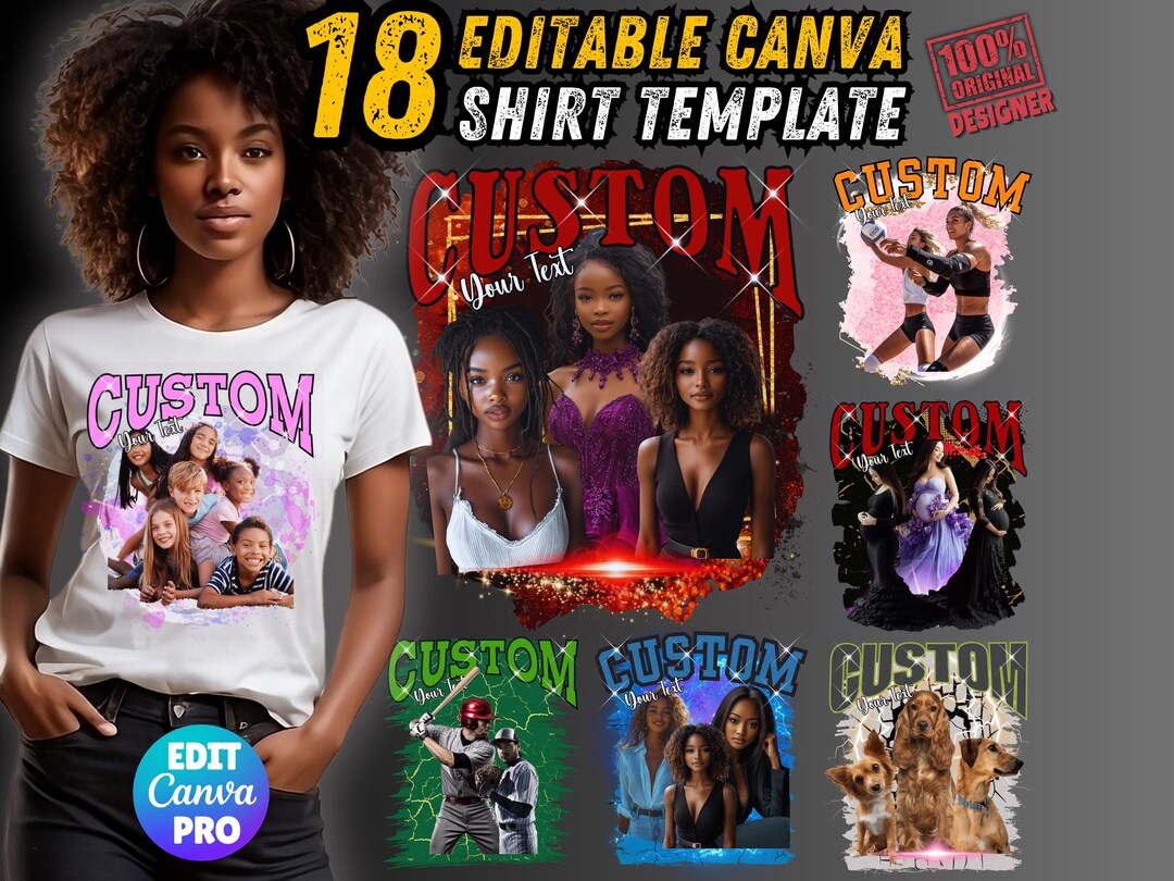 Editable Tshirt Design Template Shirt Design, Custom Bootleg Rap Photo ...