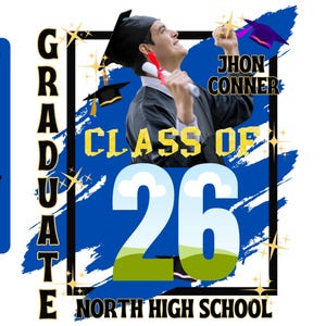 2026 Graduation TShirt Senior Grad Shirt Template: Class of Family Senior Design (Canva Editable) image 10