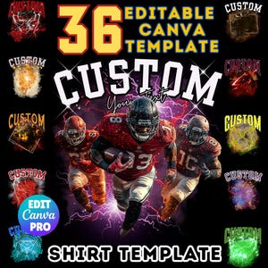 Editable Football Mascot Shirt Template, Homecoming School Design, 90s Tshirt, Photo Collage PNG, Sublimation, Custom Bootleg Rap Tee Shirt