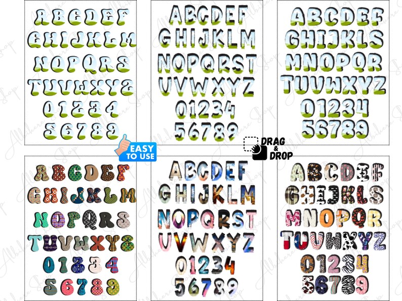 Customizable Canva letter templates with pattern fill space.