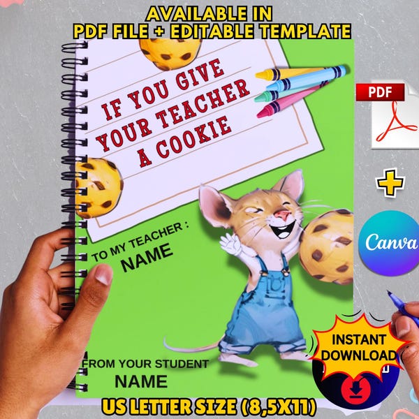 If Your Teacher Cookie Template Etsy
