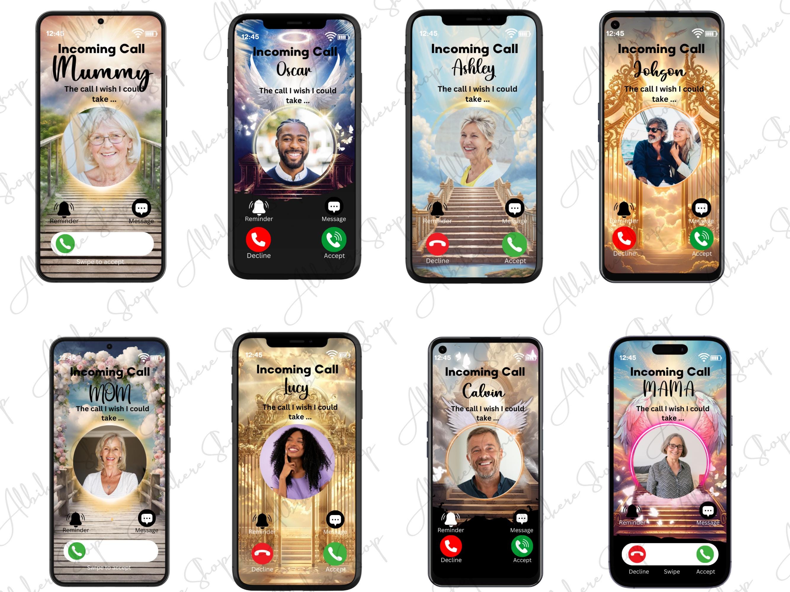 Memorial Phone Keychain Template: Editable Canva Design (digital ...