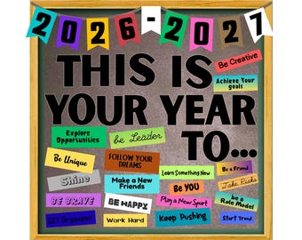 Back to School Bulletin Board Kit Printable Welcome Classroom Door Decor  Teacher Resources Class Decoration PDF Digital Download