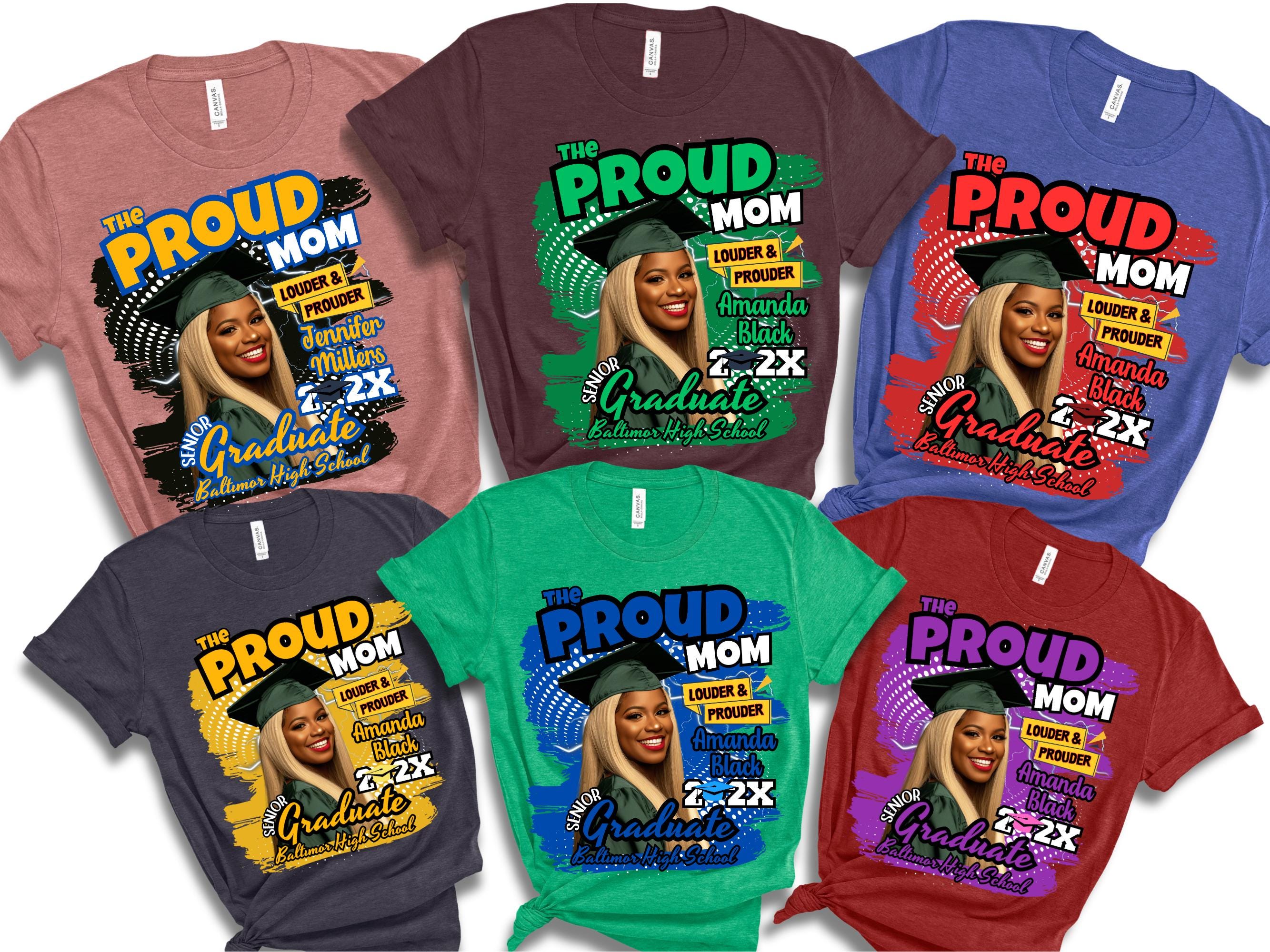 Proud Mom Graduation Family Shirt Canva Templates Class of 2026 ...