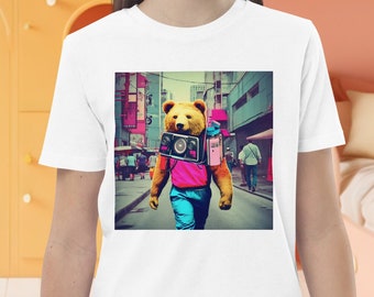 Kids Very Cool Bear organic cotton t-shirt