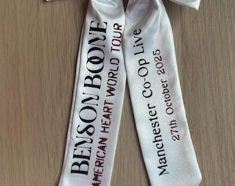 Benson Boone American Heart World Tour Hair Bow