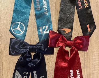 F1 Racing Hair Bows