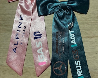 F1 Racing Hair Bows Design 2