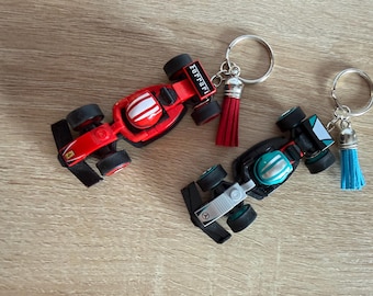 Lego F1 Racing Keychain